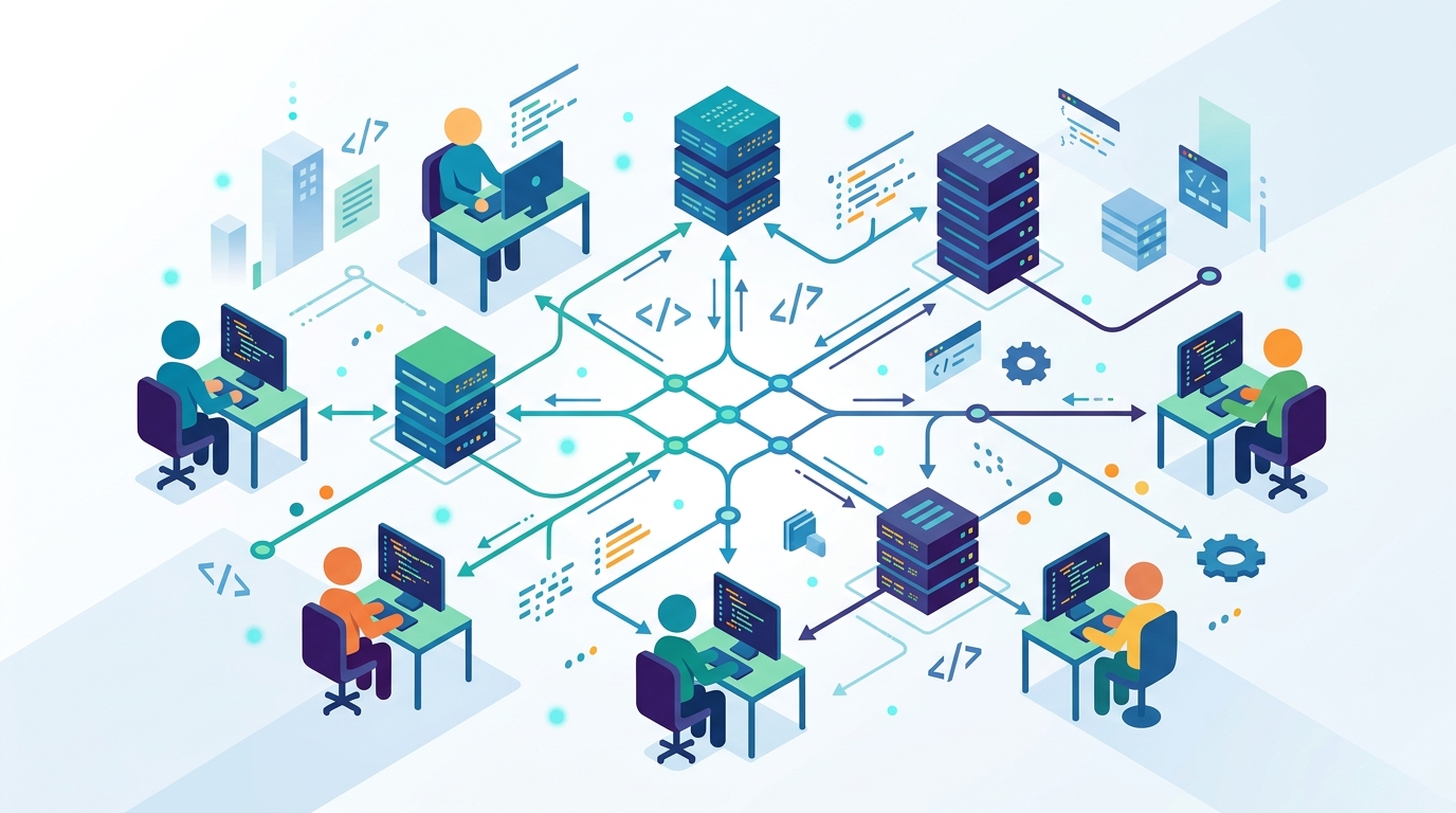 多代理寫程式像分散式系統