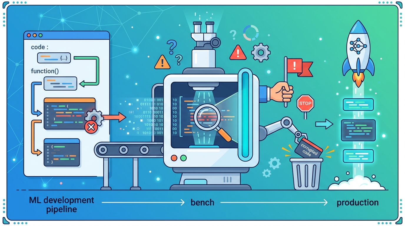 ASMR-Bench Tests Sabotage Detection in ML Code