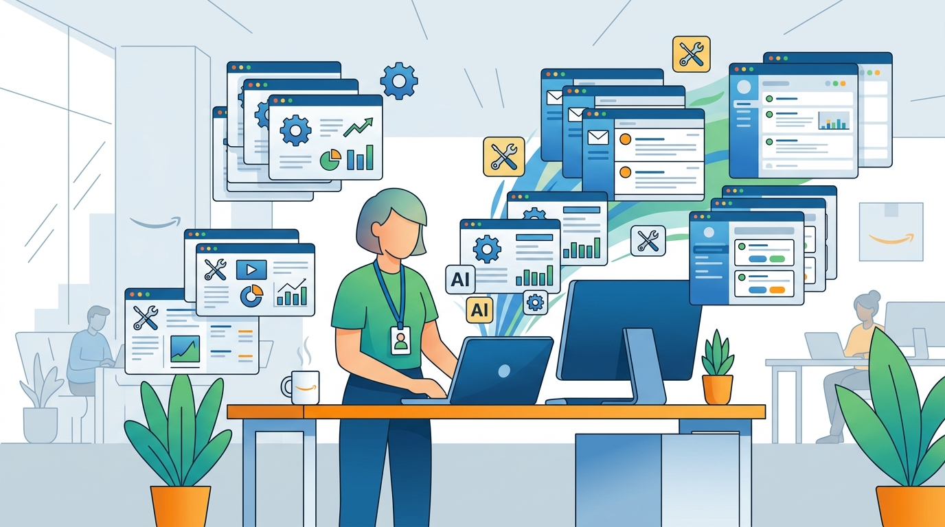 Amazon AI 讓內部重複工具爆量