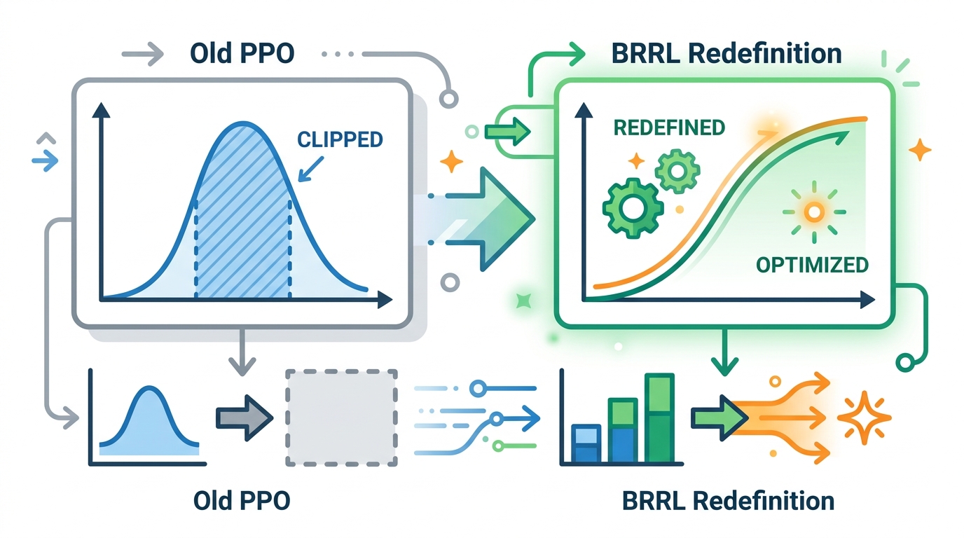 BRRL 重新定義 PPO 剪裁目標