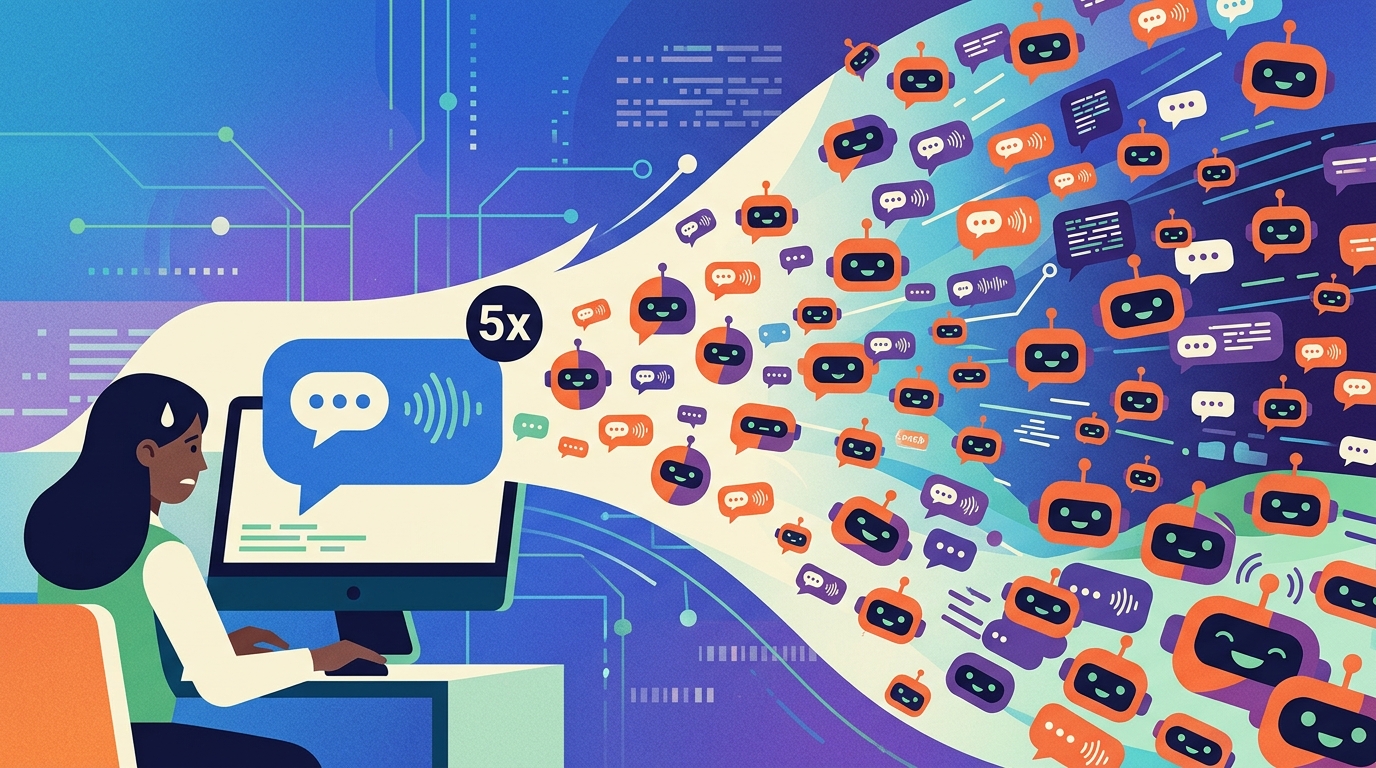 AI 聊天機器人失控暴增 5 倍
