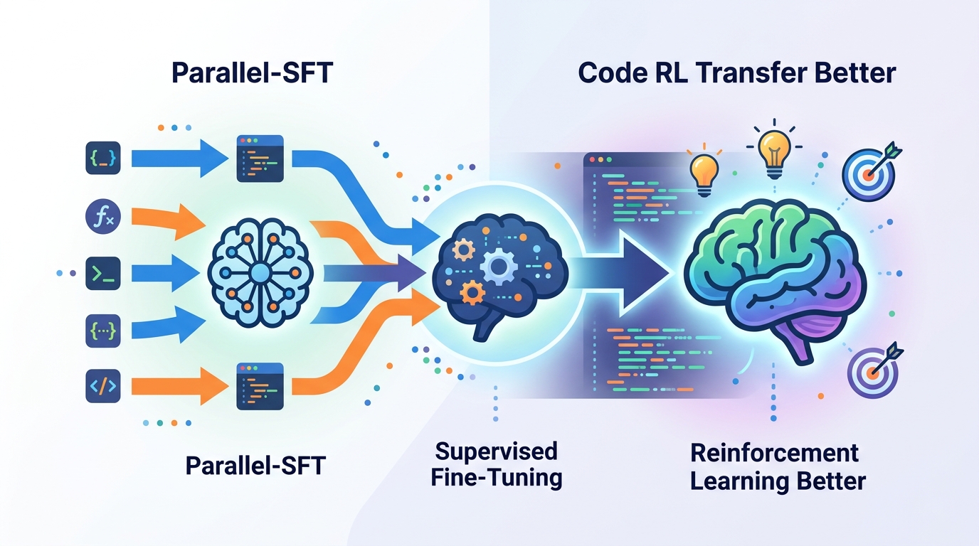 Parallel-SFT aims to make code RL transfer better