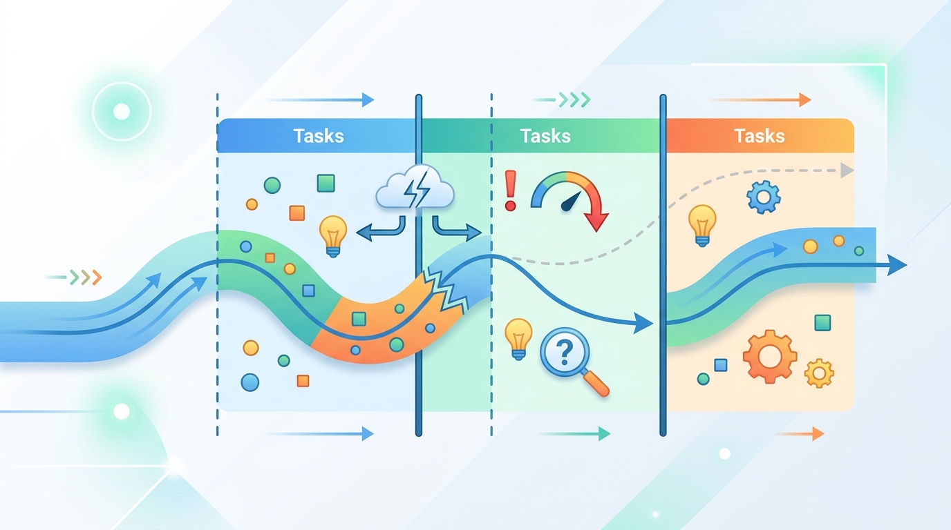 Task boundaries can skew continual learning results