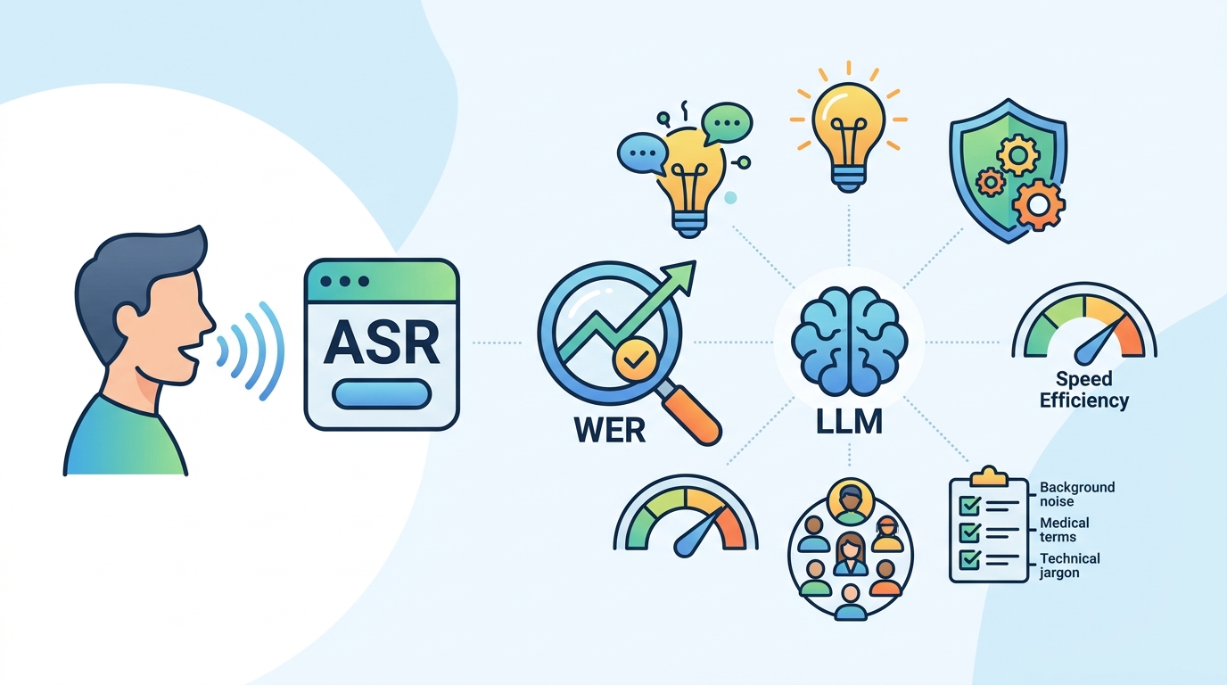 LLM 評測 ASR 不只看 WER