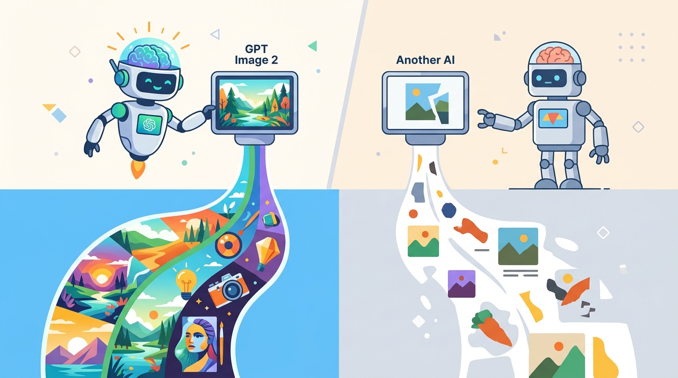 為什麼 GPT Image 2 比另一個 AI 圖像發布更…