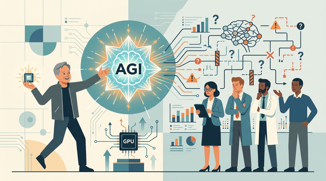 Why Jensen Huang Is Wrong About AGI