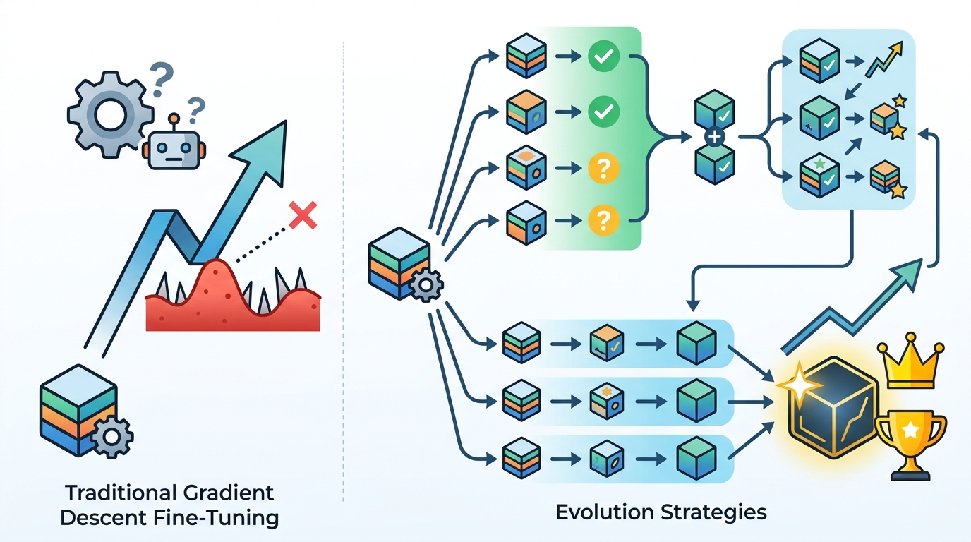 Why Evolution Strategies Are the Right Way to Fine-Tune LLMs