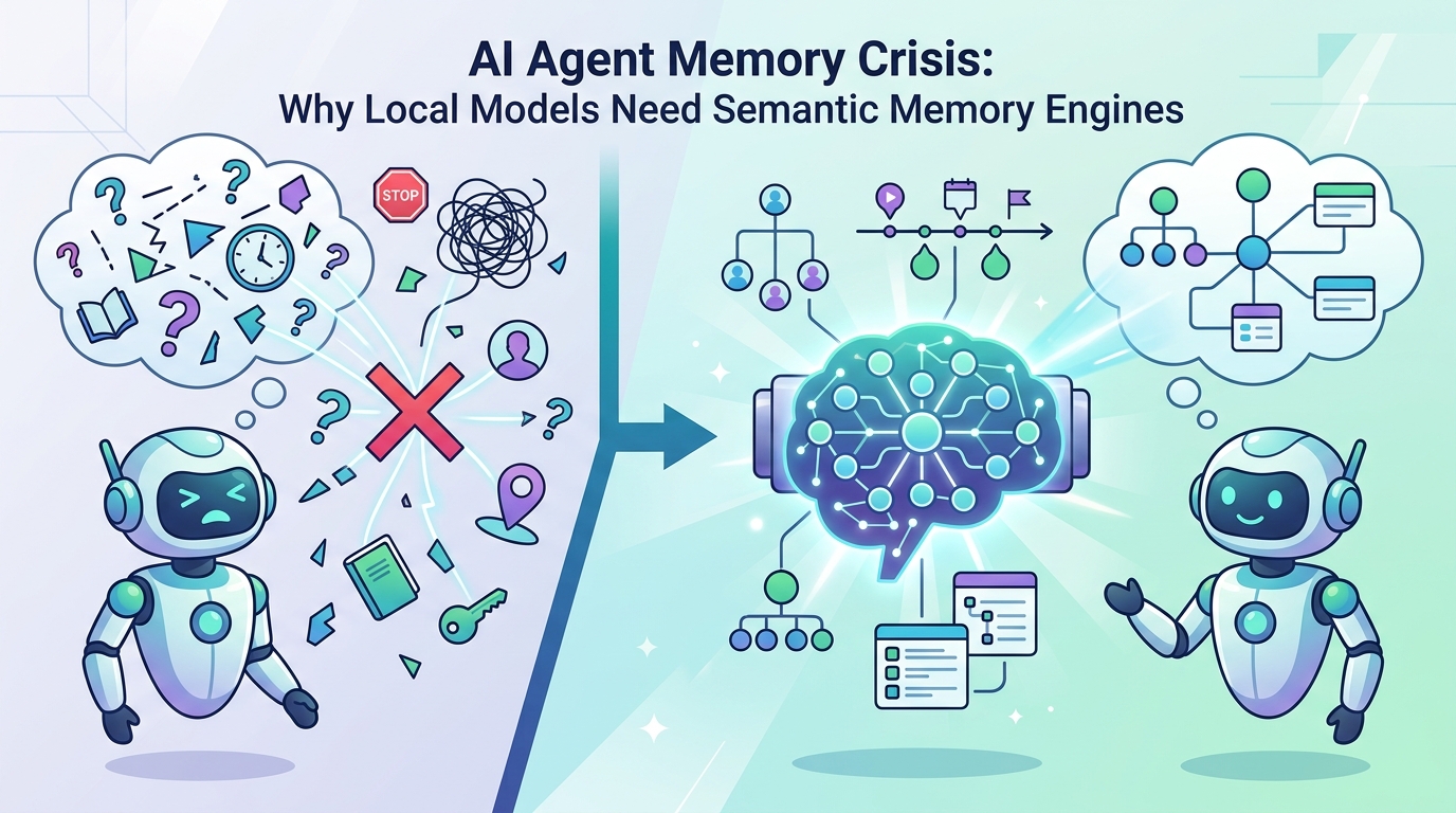 AI 代理人的記憶危機：為什麼本地模型需要語義記憶引擎