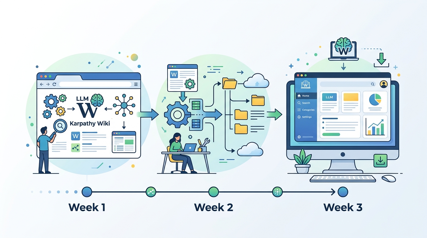 Karpathy 的 LLM Wiki 三週變桌面應用