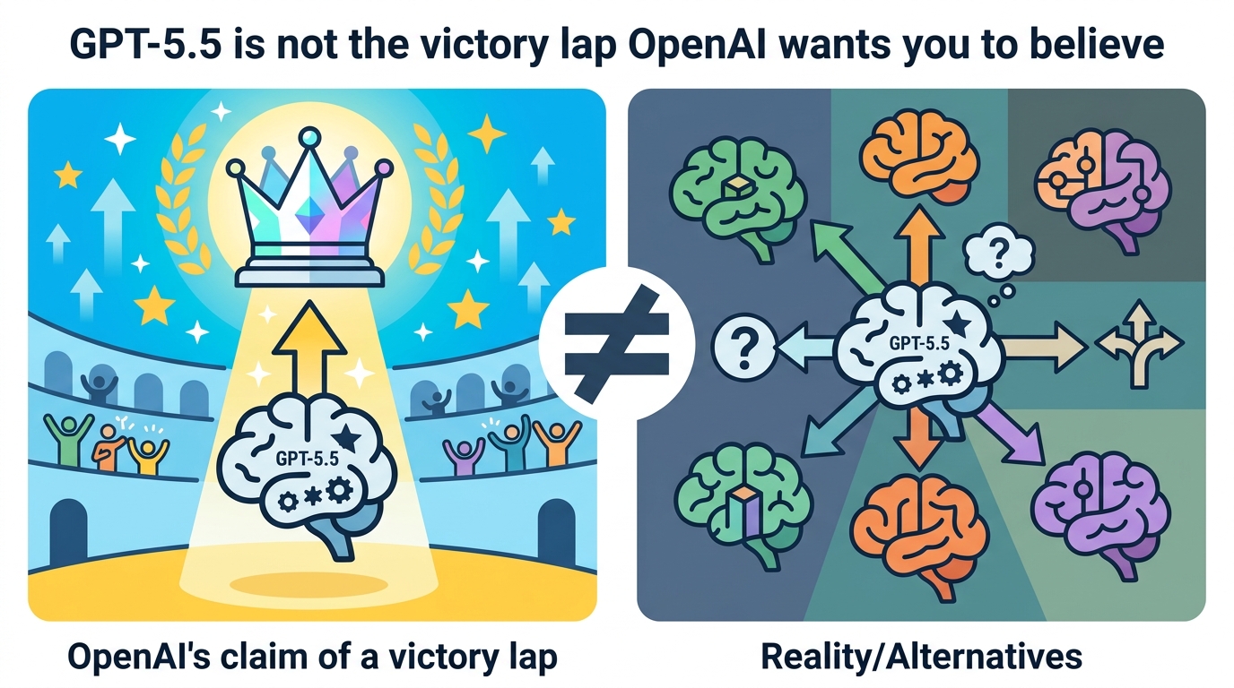 為什麼 GPT-5.5 不是 OpenAI 想讓你相信的勝利巡禮