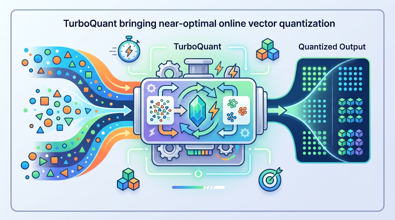 TurboQuant brings near-optimal online vector quantization