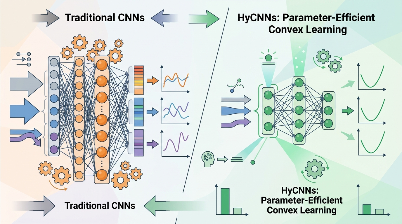 HyCNNs：更省參數的凸函數學習