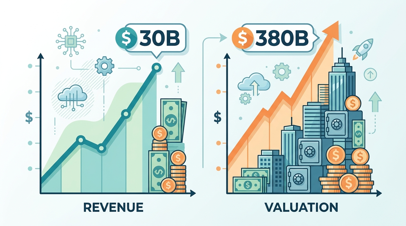 Anthropic hits $30B revenue, $380B valuation