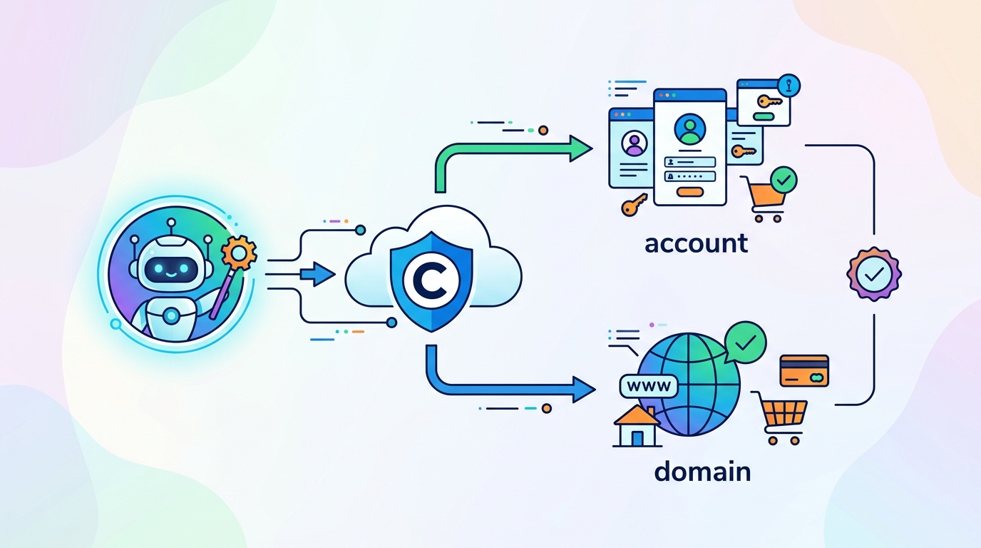 Cloudflare 讓 AI 代理能買帳號與網域