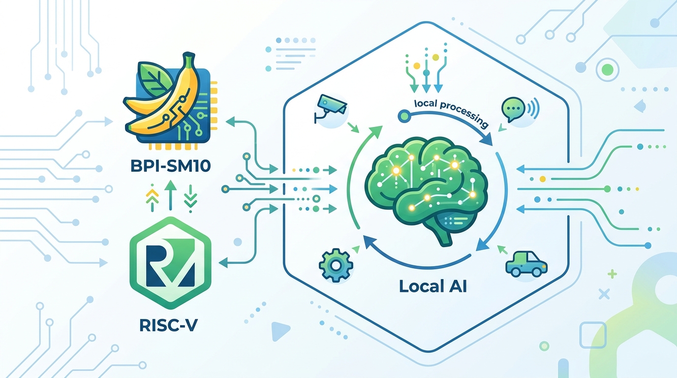 Banana Pi’s BPI-SM10 targets local AI on RISC-V