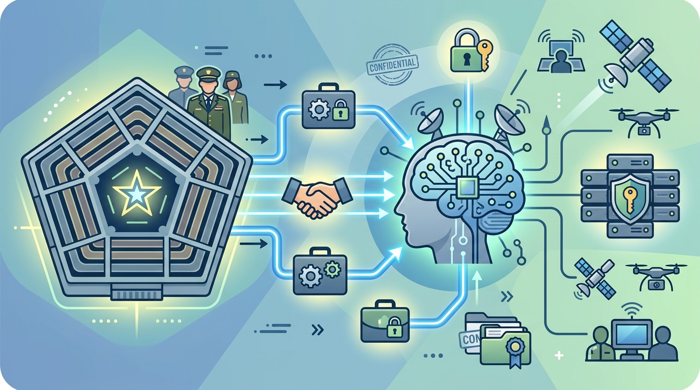 Pentagon strikes AI deals for classified work