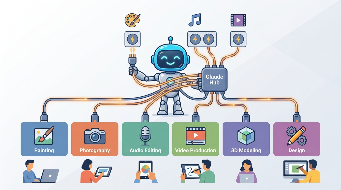 Claude adds creative app connectors for pros