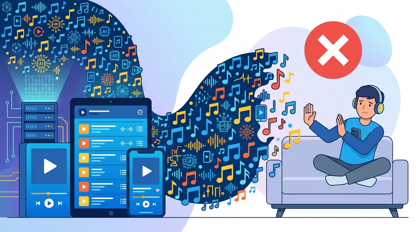 Why AI music is flooding streaming platforms, but listeners are rejec…
