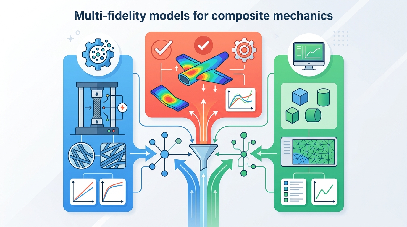 Multi-fidelity models for composite mechanics