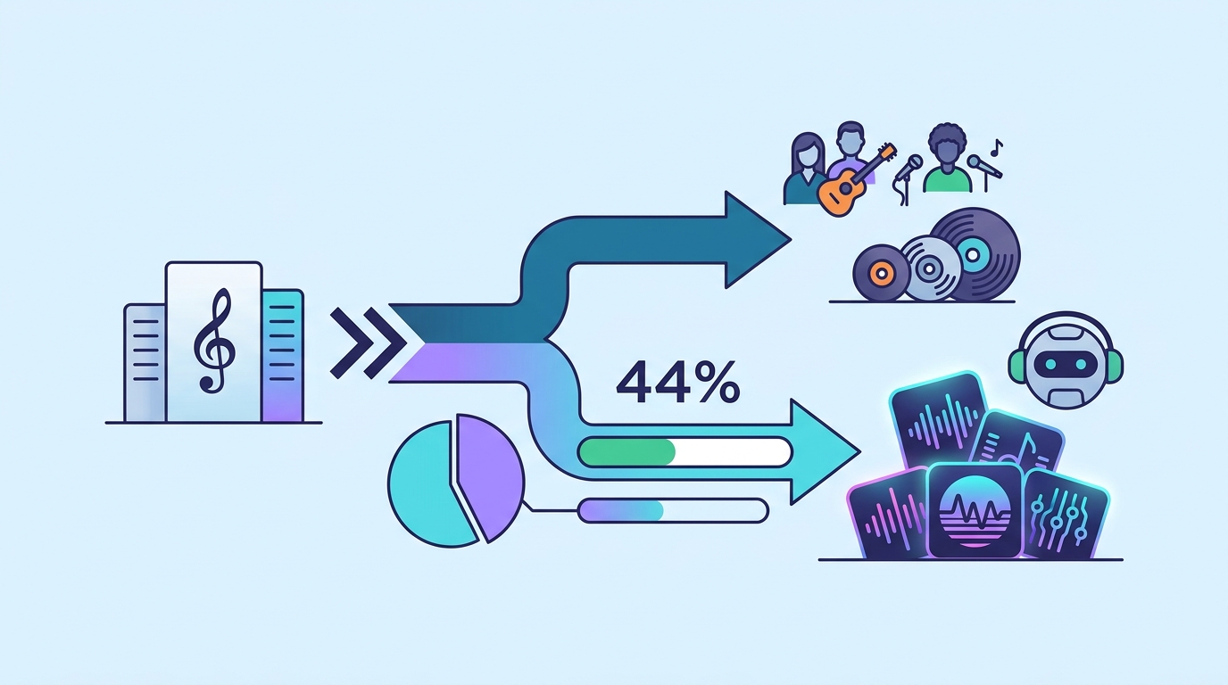 Deezer：新上傳 44% 是 AI 音樂