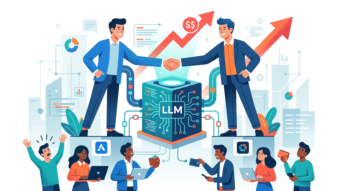 共享 LLM 可能推高雙頭壟斷價格