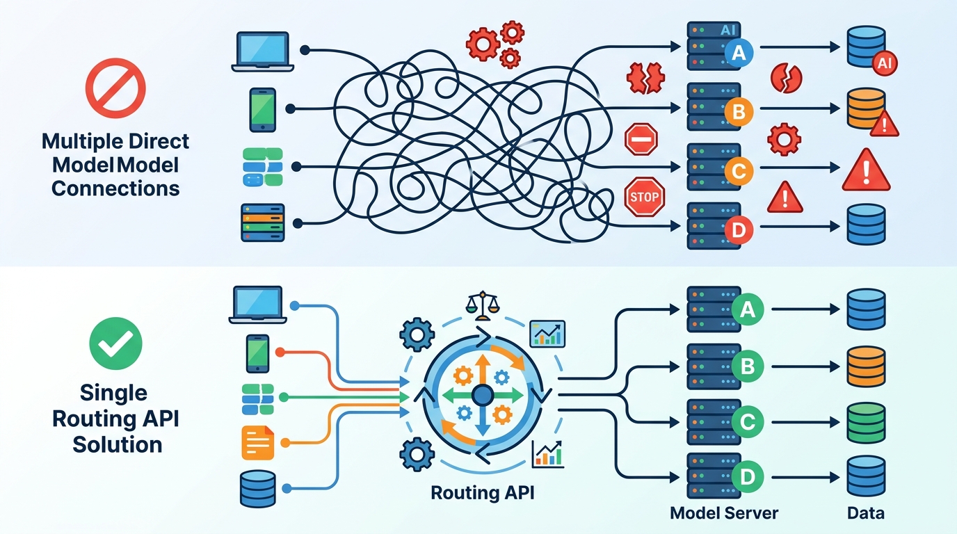 Why a Single Routing API Wins Model Serving