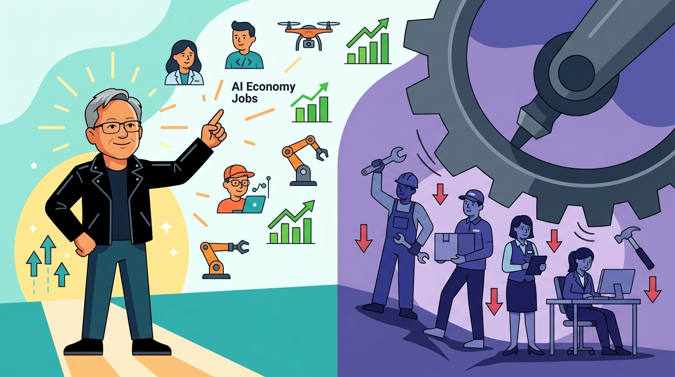 Why Jensen Huang is wrong about AI creating jobs