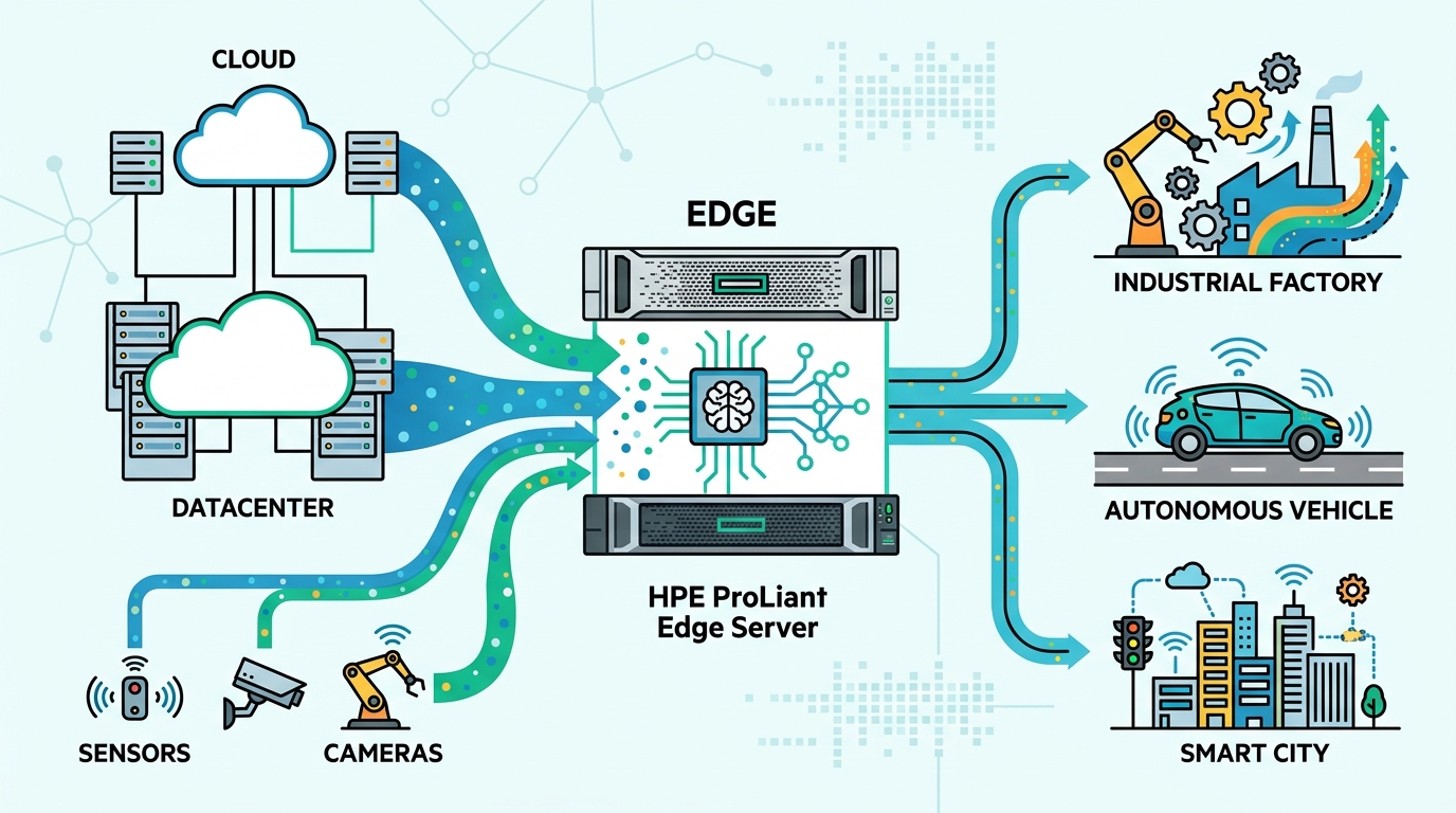 HPE 推出 ProLiant 邊緣 AI 伺服器