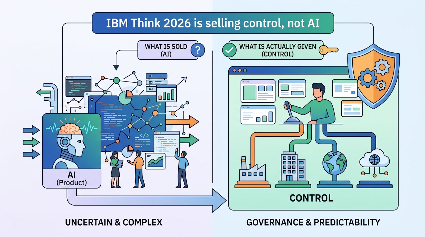 為什麼 IBM Think 2026 其實是在賣控制，不是在賣 AI