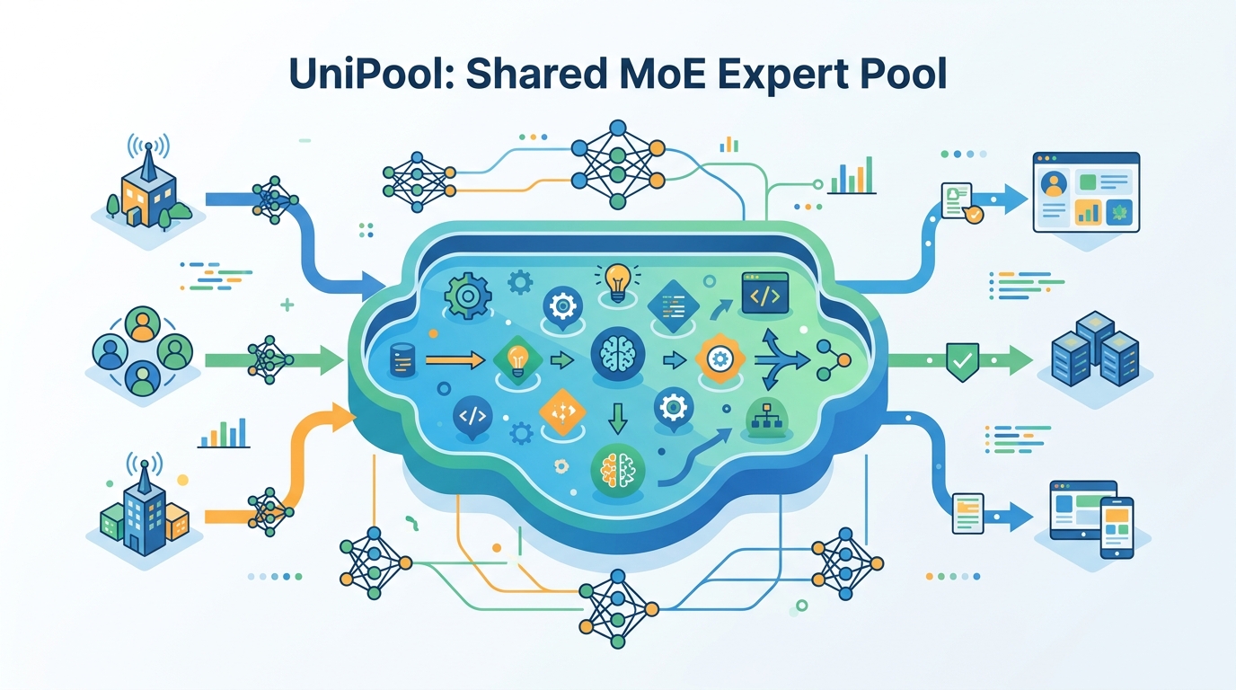 UniPool：共享 MoE 專家池