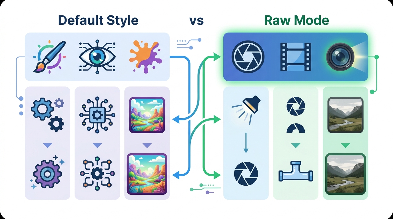 Why Midjourney 8.1 Raw Mode Is Better Than Default Style