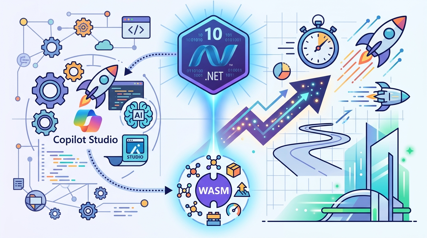 Copilot Studio gets faster with .NET 10 WASM