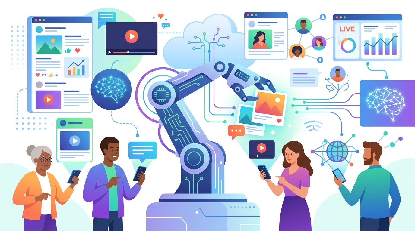 AI 如何改變 2026 社群媒體