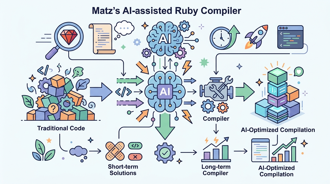 為什麼 Matz 的 AI 輔助 Ruby 編譯器比噱頭更重要