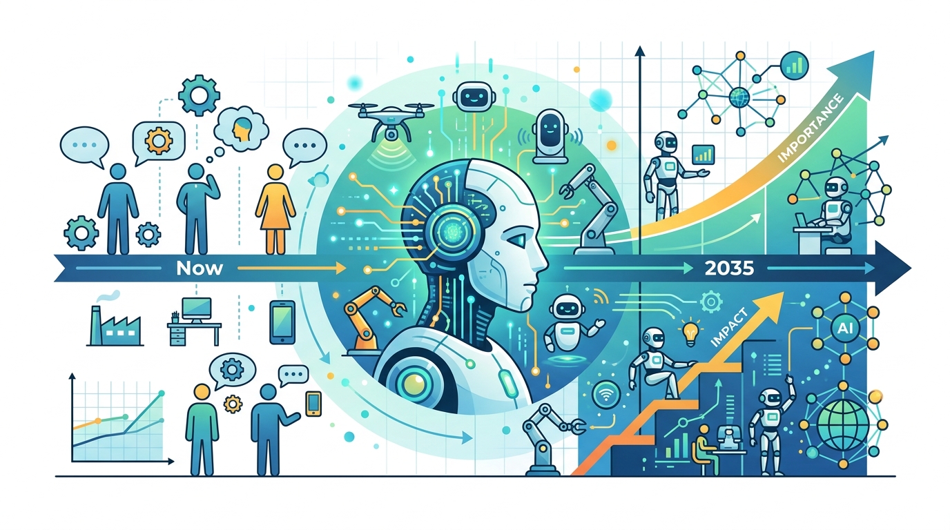 為什麼 AI agents 到 2035 會比人類更重要