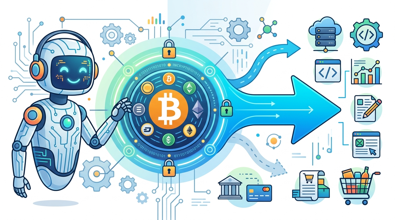 AI 代理會先用上加密貨幣