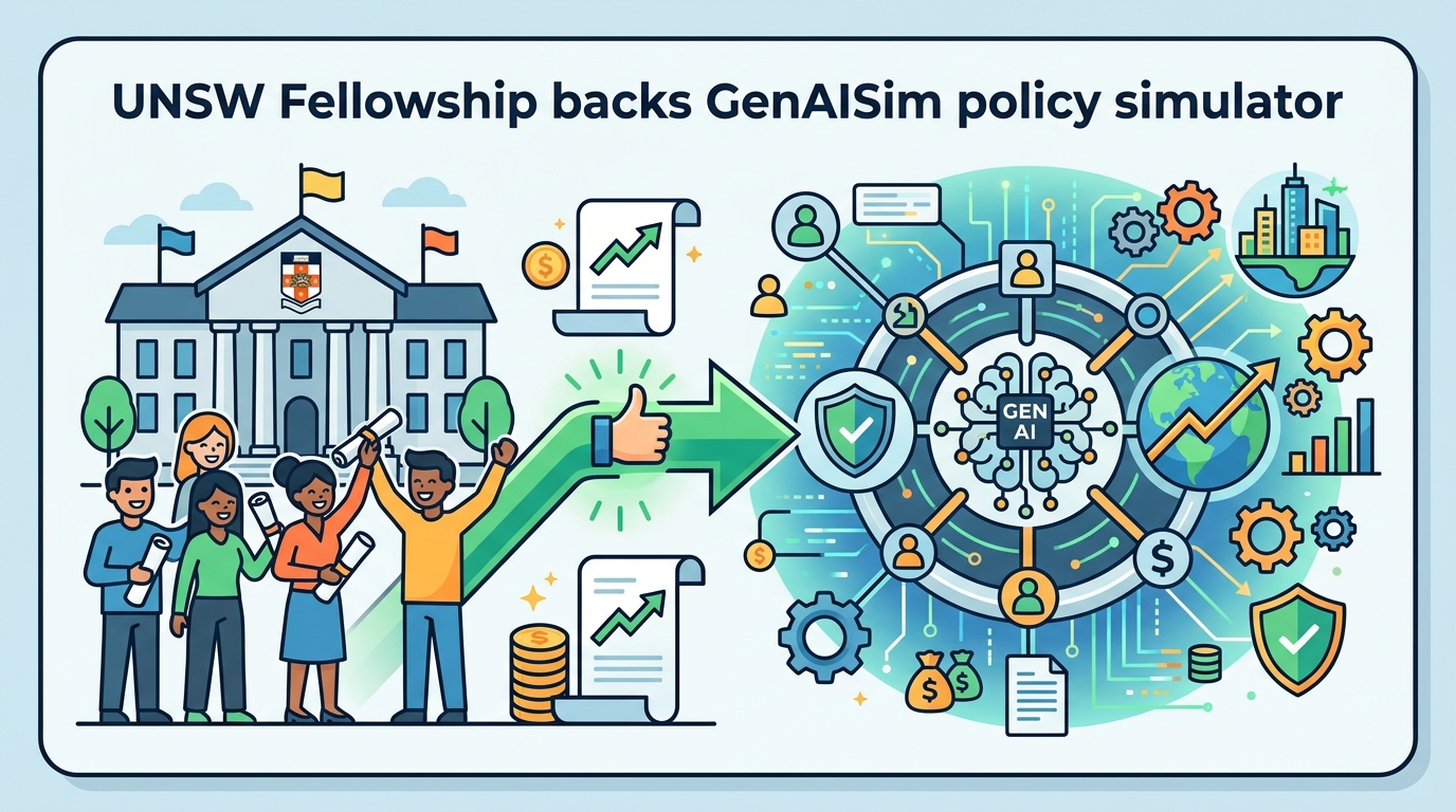 UNSW Fellowship backs GenAISim policy simulator