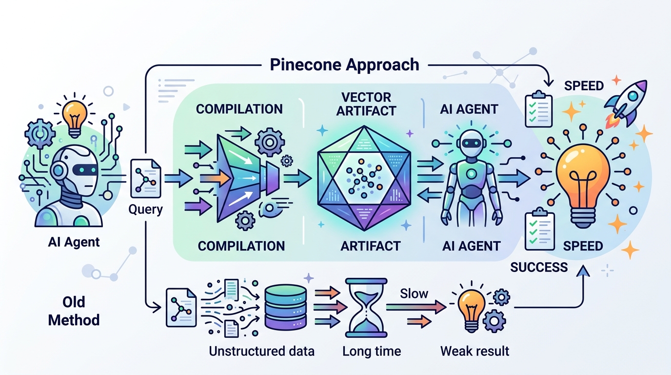 為什麼 Pinecone 的編譯式向量工件才是 AI agents 的正解