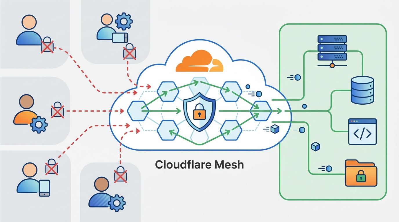 Cloudflare Mesh brings private networks to agents