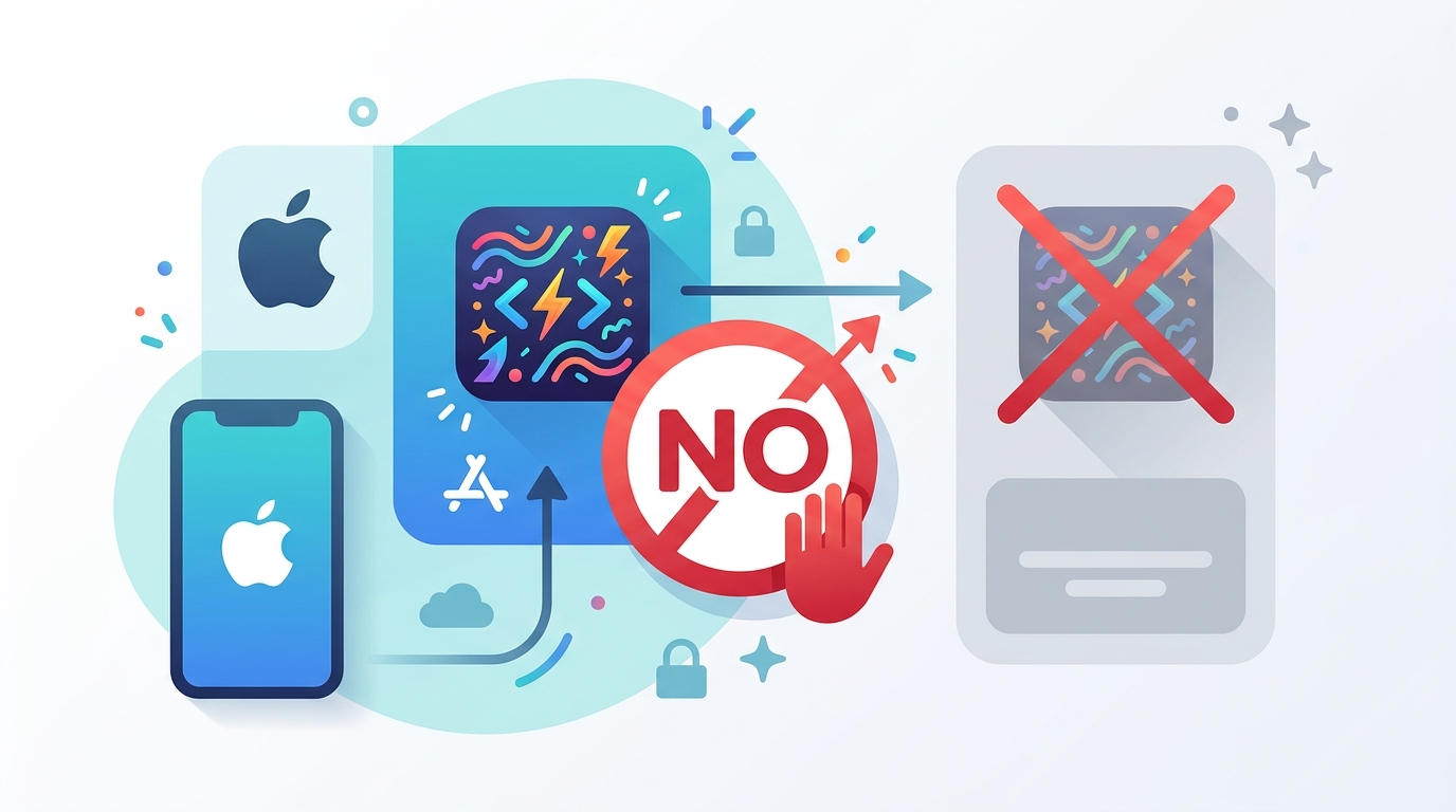 Apple 擋下 iPhone 上的 vibe coding App