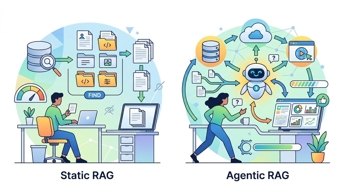 Why Agentic RAG Is Better Than Static RAG for Real Work