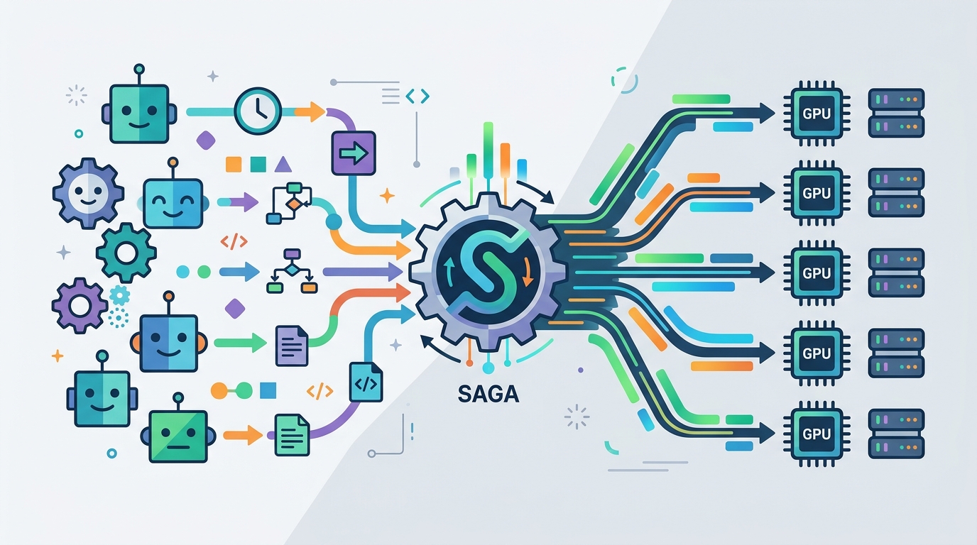 SAGA makes AI agent GPU scheduling workflow-aware