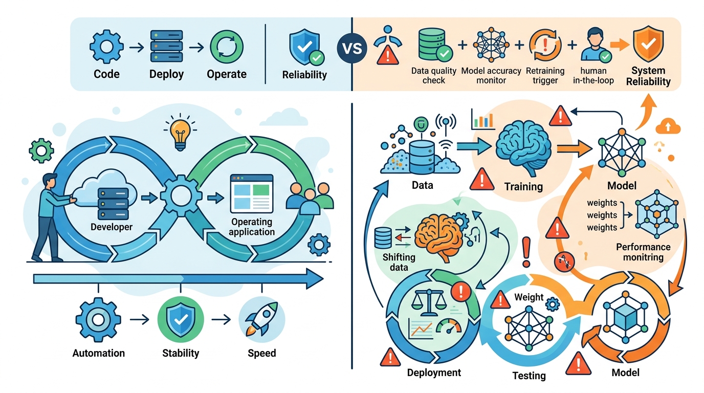 為什麼 MLOps 比 DevOps 更重要：AI 系統的可靠性關鍵