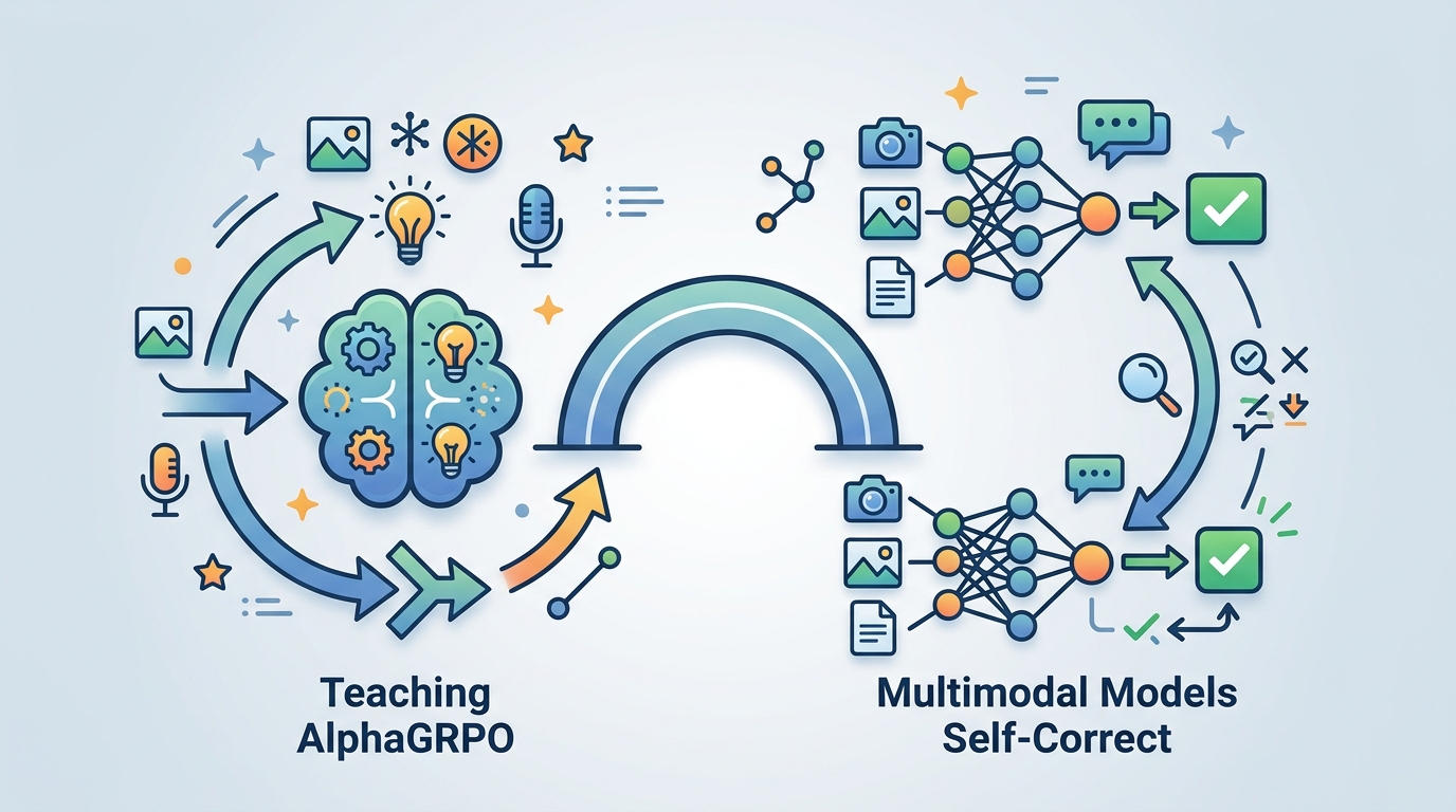AlphaGRPO teaches multimodal models to self-correct