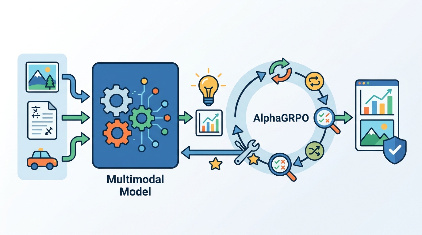 AlphaGRPO 讓多模態模型學會自我修正