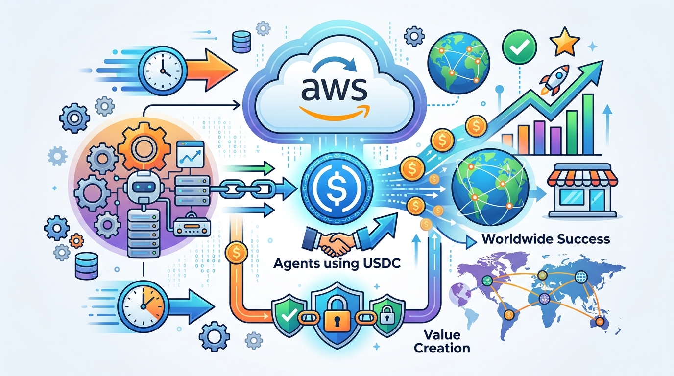 為什麼 AWS 押注 USDC 代理人付款是對的