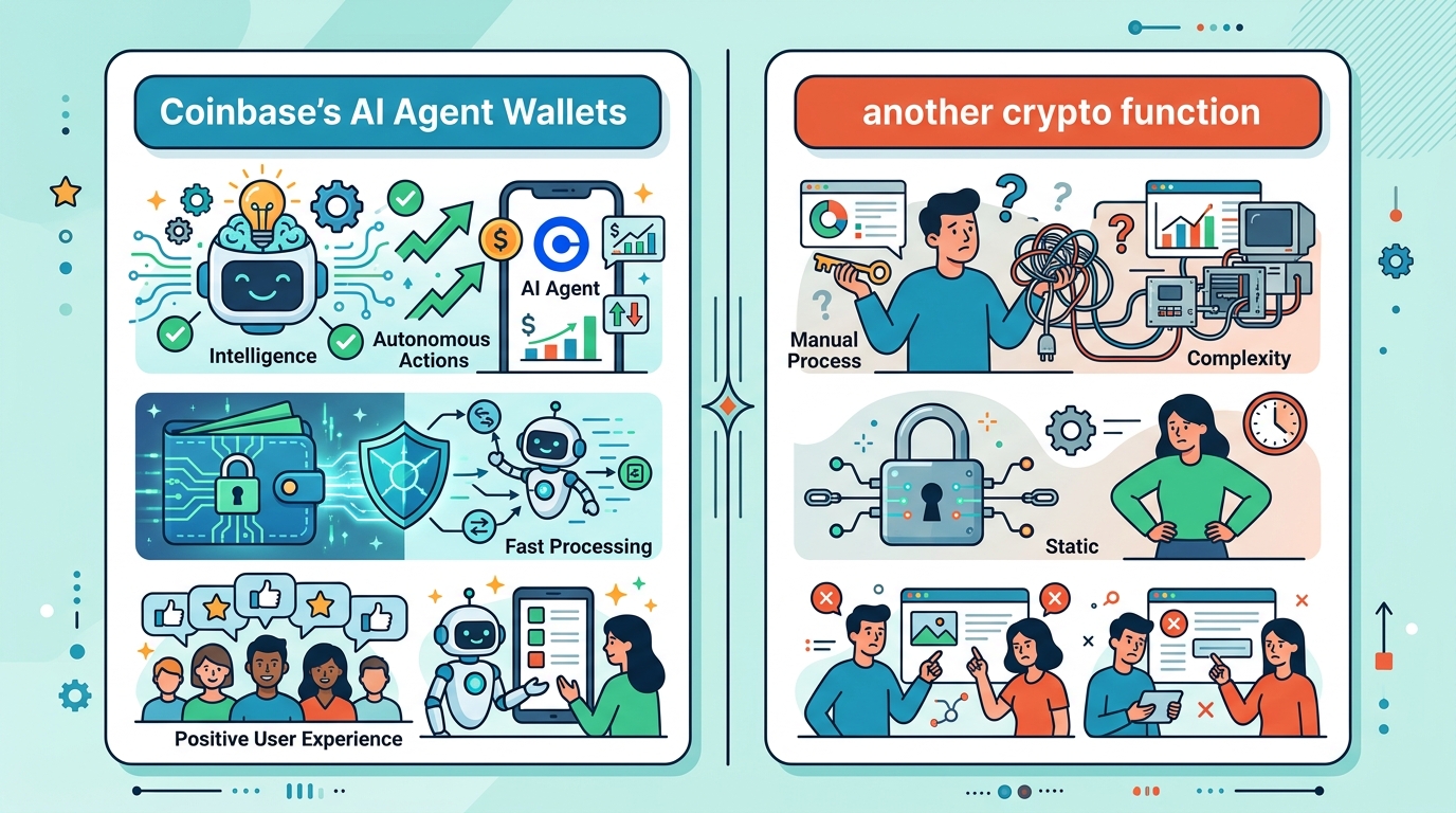 為什麼 Coinbase 的 AI Agent Wallets 比另一個加密功…