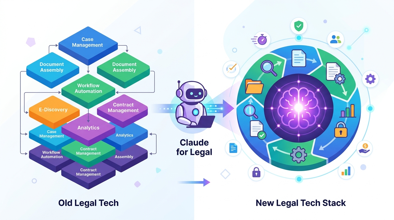 為什麼 Claude for Legal 會重寫法律科技堆疊