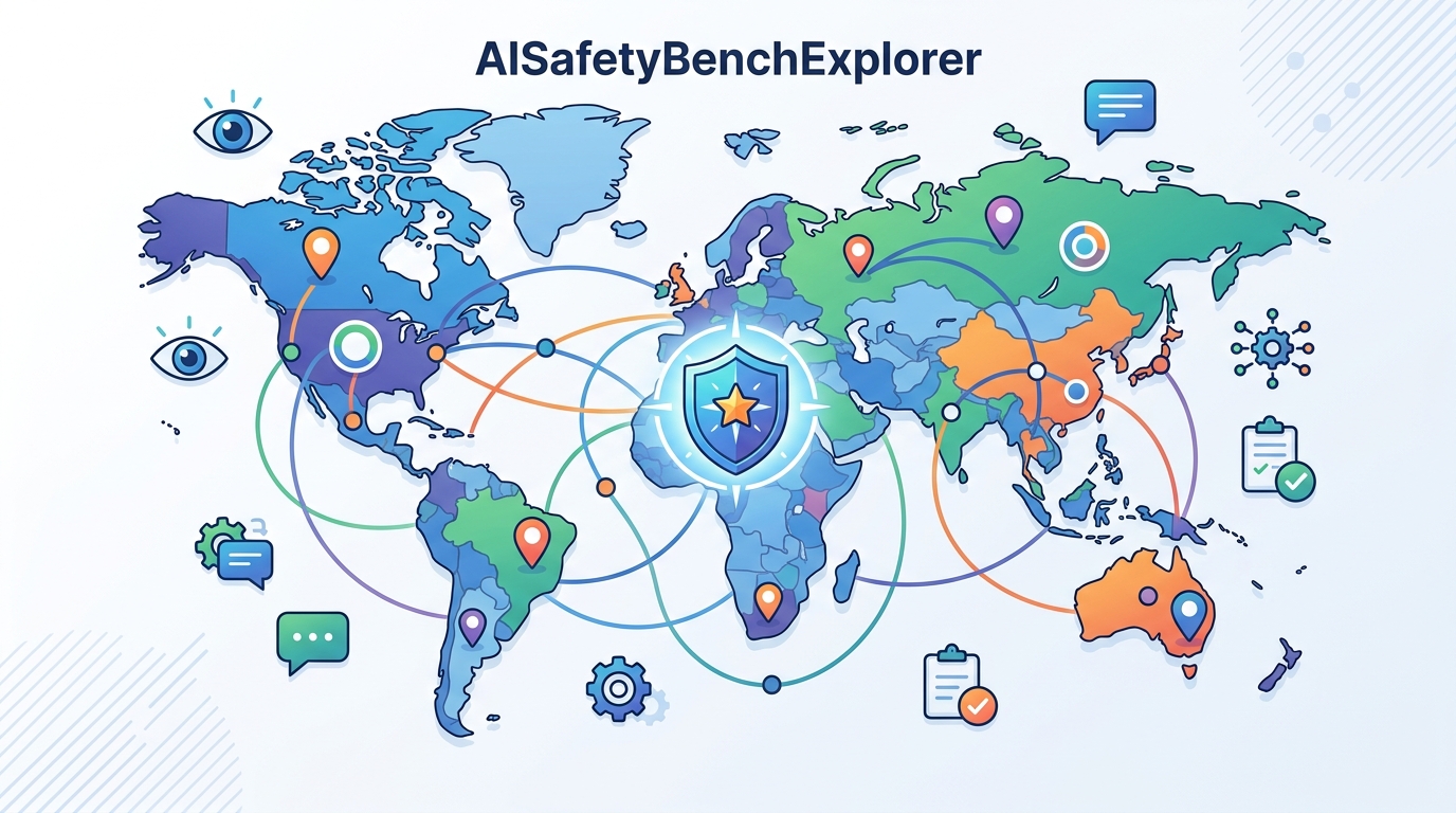 AISafetyBenchExplorer：AI 安全基準地圖