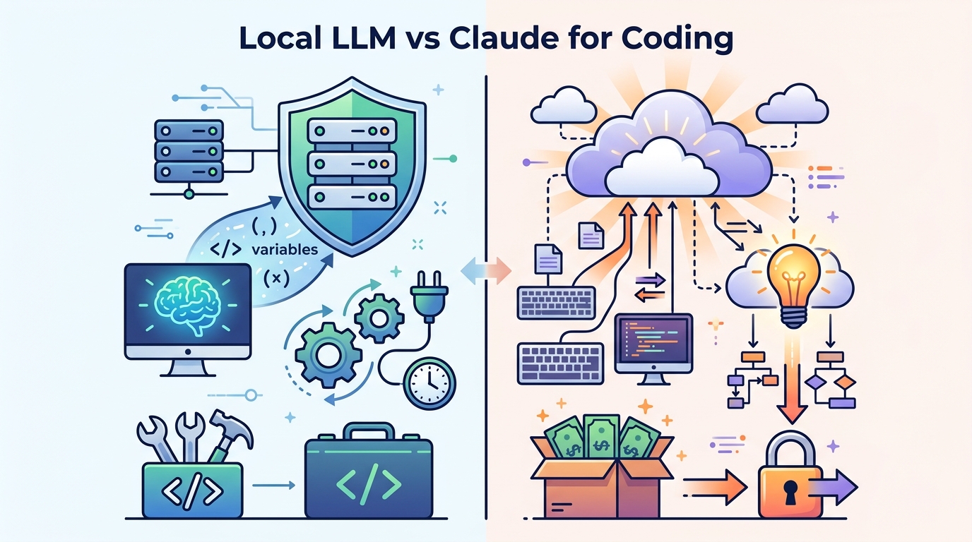 Local LLM vs Claude for Coding
